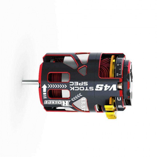 Surpass Hobby V4S Rocket Stock Spec Brushless 2 Sensor 10.5T 13.5T 21.5T 17.5T RC Car Motor Part