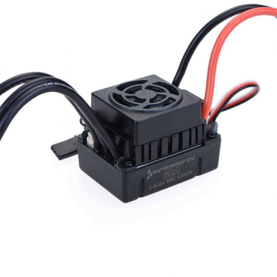 Surpass Hobby Waterproof F540 V2 Sensorless Brushless Motor with 60A ESC for 1/10 RC Vehicles