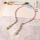 Sweet Hair Band Elegant Pearl Pendant Gemstone Fake Earrings Headbrand Hair Accessories for Women