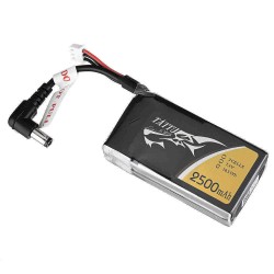 TATTU 2500mAh 2S1P 7.4V LiPo Battery DC3.5mm With LED Indicator Button For Fatsahrk Aomway Skyzone Eachine Goggles