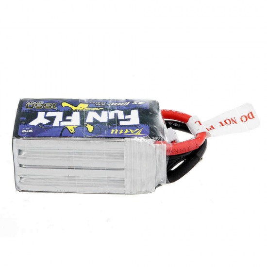 TATTU Funfly 14.8V 1550mAh 100C 4S XT60 Plug Lipo Battery for Emax HAWK 5 FPV Racing Drone