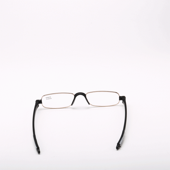 TR90 360 Degree Rotatable Reading Glasses with Case HD Resin Computer Presbyopic Eyeglasses