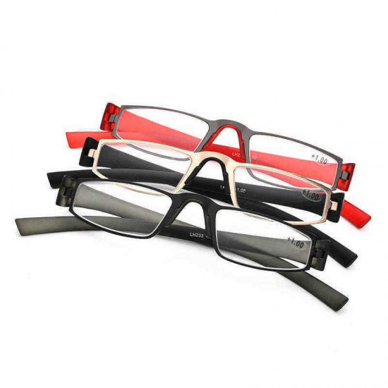 TR90 Ultra Light Resin Reading Glasses Magnifying Comfortable Anti-Fatigue Presbyopic Glasses