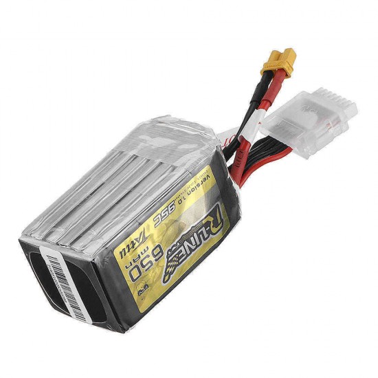 Tattu R-Line V1.0 22.2V 650mAh 95C 6S Lipo Battery XT30 Plug for FPV RC Drone