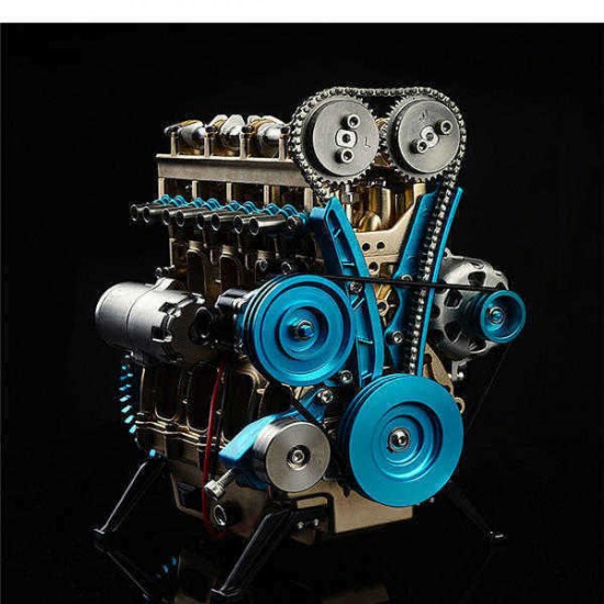 Teching Four-Cylinder Stirling Engine Full Aluminum Alloy Model Collection