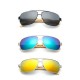 UV400 Bamboo Legs Men Women Sunglasses Metal Frames Outdoor Colorful Glasses Goggle