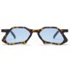 UV400 Irregular Personality Leopard Print Sunglasses Fashion Round Frame Goggle