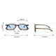 UV400 Irregular Personality Leopard Print Sunglasses Fashion Round Frame Goggle