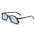 UV400 Irregular Personality Leopard Print Sunglasses Fashion Round Frame Goggle