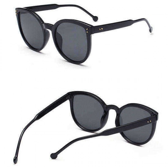 UV400 Protection Women Retro Cat Eye Sun Glassess Casual Big Frame Eyewear