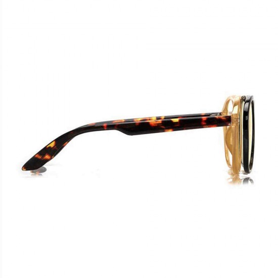 UV400 Unisex Retro Personality Metal Frame Flip Sunglasses