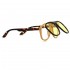 UV400 Unisex Retro Personality Metal Frame Flip Sunglasses