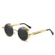 UV400 Vintage Steampunk Round Mirror Lens Sunglasses Outdoor Sport Hisper Eyewear For Man Women UV400 Vintage Steampunk Round Mirror Lens Sunglasses Outdoor Sport Hisper Eyewear For Man Women