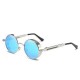 UV400 Vintage Steampunk Round Mirror Lens Sunglasses Outdoor Sport Hisper Eyewear For Man Women UV400 Vintage Steampunk Round Mirror Lens Sunglasses Outdoor Sport Hisper Eyewear For Man Women