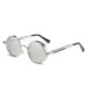 UV400 Vintage Steampunk Round Mirror Lens Sunglasses Outdoor Sport Hisper Eyewear For Man Women UV400 Vintage Steampunk Round Mirror Lens Sunglasses Outdoor Sport Hisper Eyewear For Man Women