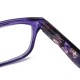 Ultra-Light Full Frame Floral Resin Reading Glasses Anti-Fatigue Computer Presbyopic Glasses