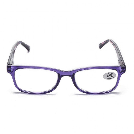 Ultra-Light Full Frame Floral Resin Reading Glasses Anti-Fatigue Computer Presbyopic Glasses