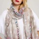 Unique Breathable Star Leopard Print Scarf Summer Cotton Special Shawl for Women