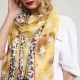 Unique Breathable Star Leopard Print Scarf Summer Cotton Special Shawl for Women