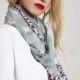 Unique Breathable Star Leopard Print Scarf Summer Cotton Special Shawl for Women