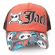 Unisex  Animation Cartoon Skull Letter Mesh Outdoor Breathable Baseball Cap