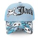 Unisex  Animation Cartoon Skull Letter Mesh Outdoor Breathable Baseball Cap