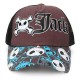 Unisex  Animation Cartoon Skull Letter Mesh Outdoor Breathable Baseball Cap