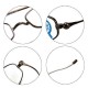 Unisex 360 Degree Rotating Full Metal Frame Anti-blue Light Anti-UV Plus Film Resin Reading Glasses