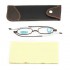 Unisex 360 Degree Rotating Full Metal Frame Anti-blue Light Anti-UV Plus Film Resin Reading Glasses