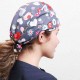 Unisex Adjustable Strap Animal Print Surgical Cap Doctor Nurse Operating Beanie Hat Work Cap