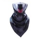 Unisex Animal Print Anti-UV Triangle Half Face Mask Scarf Sports Headgear