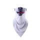 Unisex Animal Print Anti-UV Triangle Half Face Mask Scarf Sports Headgear