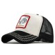 Unisex Cartoon Print Baseball Cap Animal Embroidery Baseball Cap Vintage Adjustable Snapback Hat