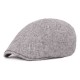 Unisex Cotton And Linen Beret Caps Forward Caps Outdoor Travel Hats Solid Berets