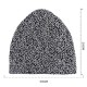 Unisex Cotton Beanie Multi-purpose Letters Print Scarf Headband Hat