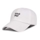 Unisex Cotton Think Big Embroidered Sunshade Baseball Cap Outdoor Leisure Sun Hat