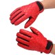 Unisex Couple Windproof Antiskid Driving Gloves Cycling Coral Fleece Linen Bike Outdoor Mittens