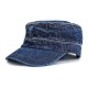 Unisex Denim Vintage Flat Hats Outdoor Sport Army Hat Adjustable Baseball Caps