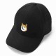 Unisex Dog Embroidery Baseball Cap Cotton Hip-hop Adjustable Hat