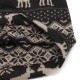 Unisex Elk Flower Print Multipurpose Skullcap Beanie Hat Neck Warmer