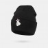 Unisex Embroidered Heart Beanie Wool Hat Turban Hat