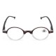 Unisex Fashion Plastic Round Small Frame Farsighted Glasses Edge With Holes Reading Glasses