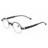 Unisex Fashion Plastic Round Small Frame Farsighted Glasses Edge With Holes Reading Glasses