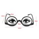 Unisex Flip-up Round Frame Reading Glasses Cosmetic Makeup Glasses Presbyopic Eyeglasses