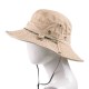 Unisex Foldable Cotton Washed UV Protection Bucket Hat Outdoor Mountaineering Hat Sunscreen Visor Hat Bucket Cap