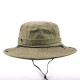 Unisex Foldable Cotton Washed UV Protection Bucket Hat Outdoor Mountaineering Hat Sunscreen Visor Hat Bucket Cap