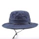 Unisex Foldable Cotton Washed UV Protection Bucket Hat Outdoor Mountaineering Hat Sunscreen Visor Hat Bucket Cap