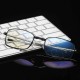 Unisex Foldable Discolored Anti-Blue Light Multi-focus Anti-fatigue Flexible Square Reading Glasses