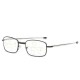 Unisex Foldable Discolored Anti-Blue Light Multi-focus Anti-fatigue Flexible Square Reading Glasses