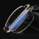 Unisex Foldable Discolored Anti-Blue Light Multi-focus Anti-fatigue Flexible Square Reading Glasses